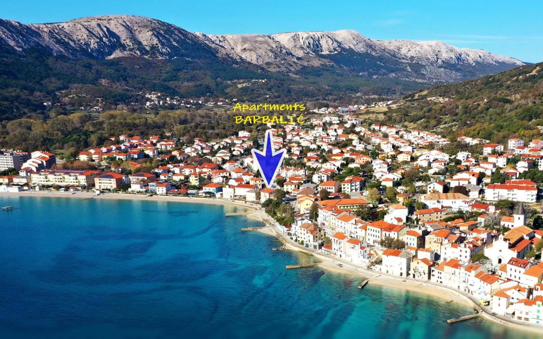Apartments Barbalic Beach Baška Eksteriør bilde